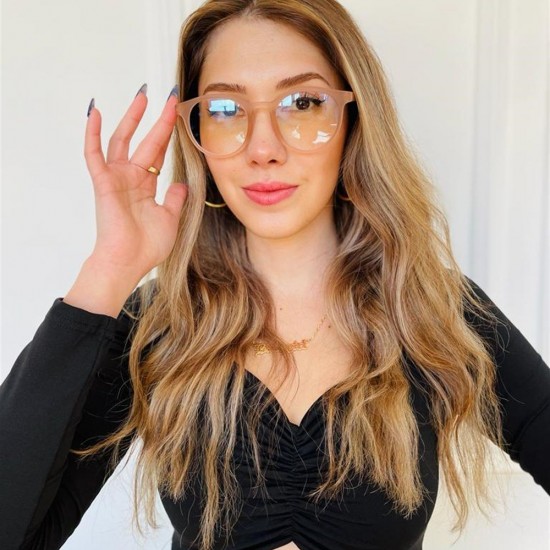 Nude Çerçeve Mavi Işık Korumalı Blue Block Gözlük Unisex