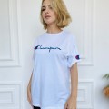 Beyaz Champi Oversize Tshirt