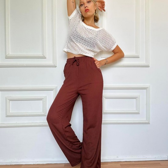 Kahverengi Börümcük Pantolon