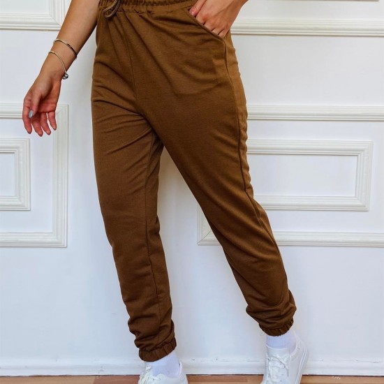 Kahverengi Jogger Eşofman