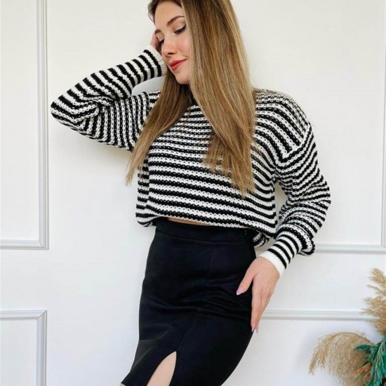 Siyah Nubuk 45cm Etek