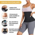 Korse Beden Inceltici Yağ Yakıcı Sıkılaştırıcı Beledolamalı Lohusa Göbek Korsesi