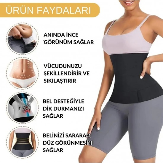 Korse Beden Inceltici Yağ Yakıcı Sıkılaştırıcı Beledolamalı Lohusa Göbek Korsesi