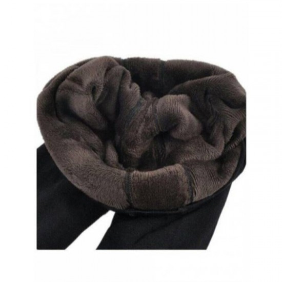 Kadın Siyah Termal Kışlık Içi Peluşlu Tayt