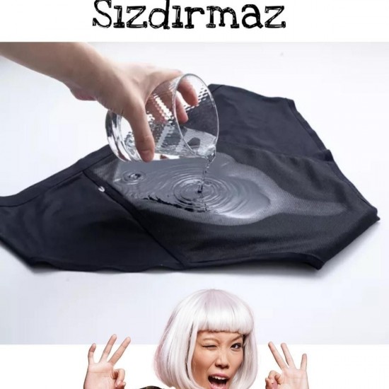 Regl Külodu Kadın Özel Gün Külotu Hijyenik Ped Külodu Günlük Ped Iç Çamaşırı