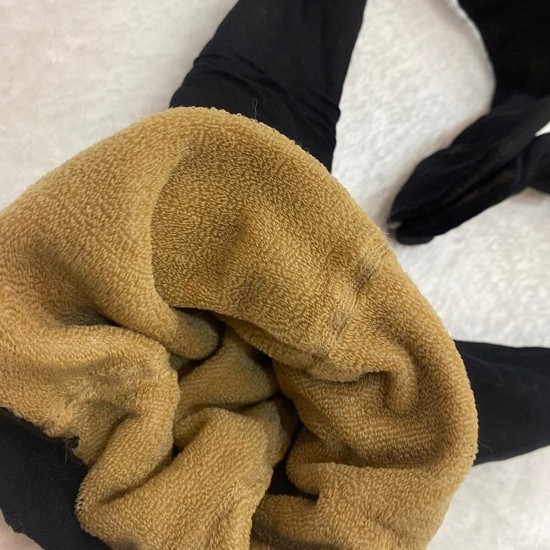 Termal Içi Peluş Kilotlu Çorap Tayt