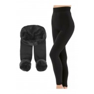 Kadın Siyah Içi Peluşlu Kışlık Termal Tayt