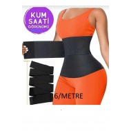 6 Metre Korse Bel Göbek Inceltici Toparlayıcı Dolamalı Korse