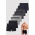 Erkek Karışık Boxer 8'li Paket Pamuklu Likralı