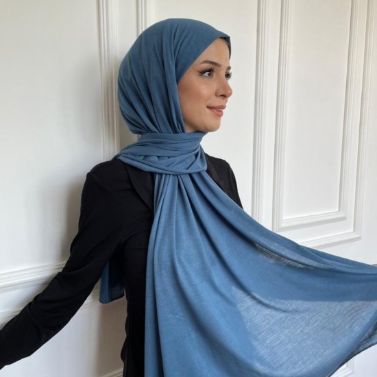 Penye Şal Petrol Rengi