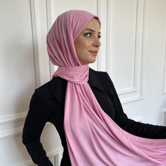 Penye Şal Şeker Pembesi