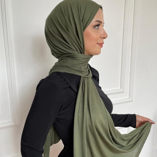 Penye Şal Haki Yeşili