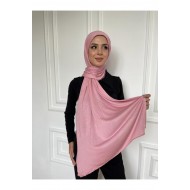 Penye Şal Koyu Pudra