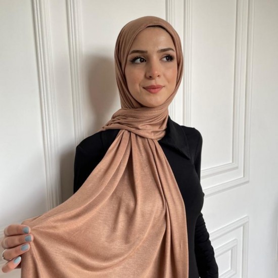 Penye Şal Açık Kahve