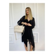 Kapaklı Ekru El Çantası