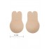 Kadın Ten Renk Göğüs Dikleştirici Göğüs Ucu Gizleyici Push Up Silikon Bra Rabbit