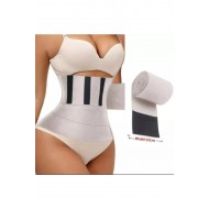Inceltici Sıkılaştırıcı Bele Dolamalı Kum Saati Görüntüsü Veren Sarma Bel Bandajı Korse